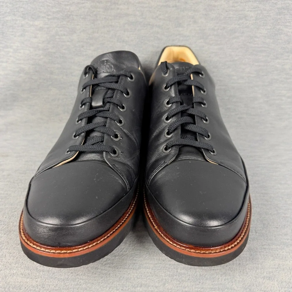 Samuel Hubbard Dress Fast Black Leather Oxfords Mens 11.5 M1310-068 Vibram Sole